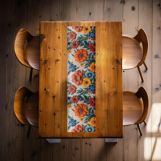 Terra Petals 160cm Table Runner