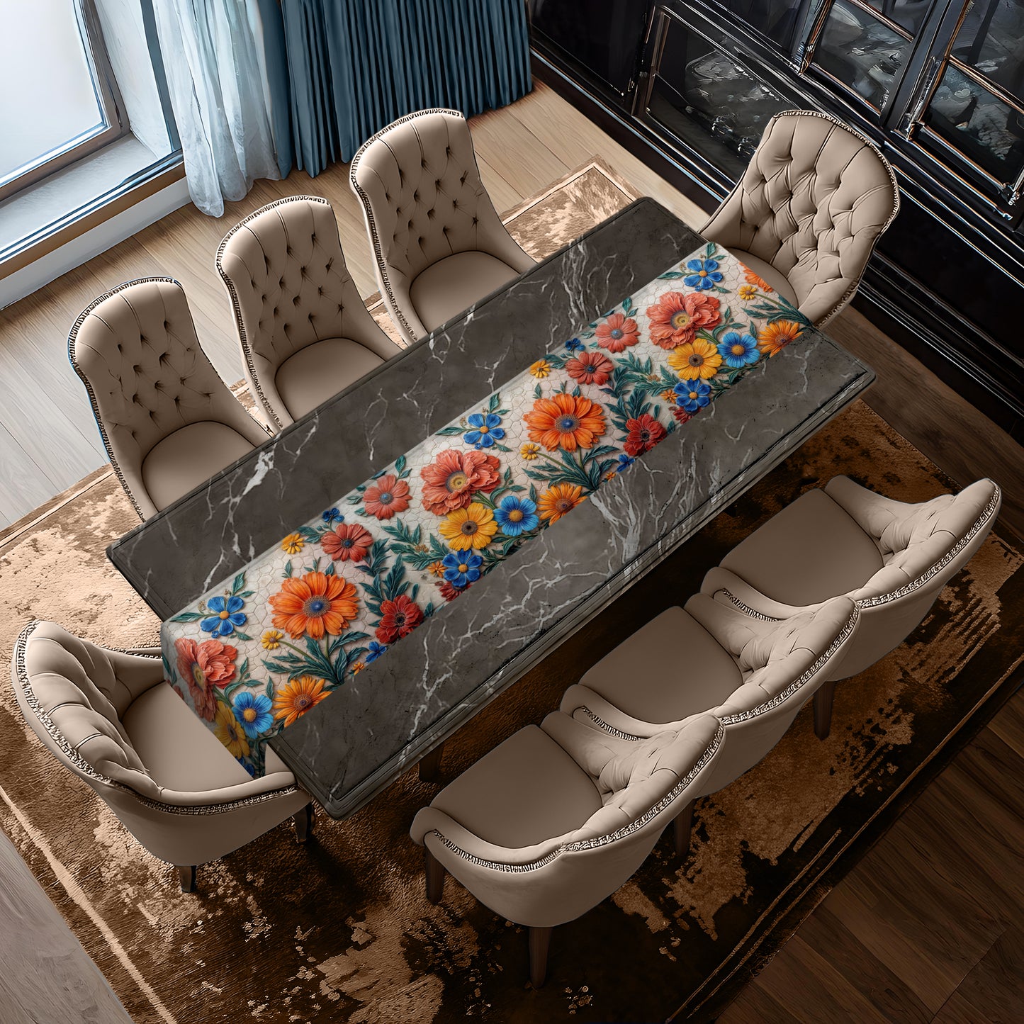 Terra Petals Table Runner