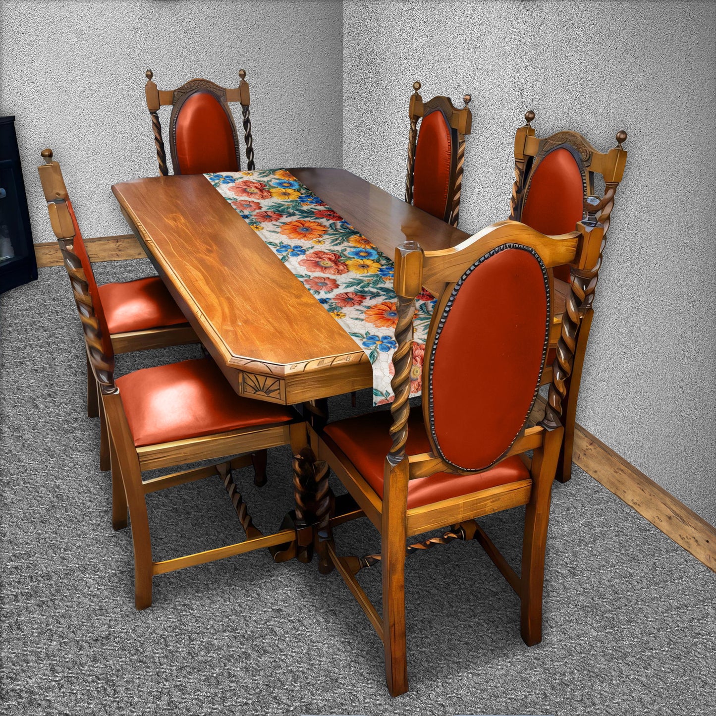 Terra Petals Table Runner