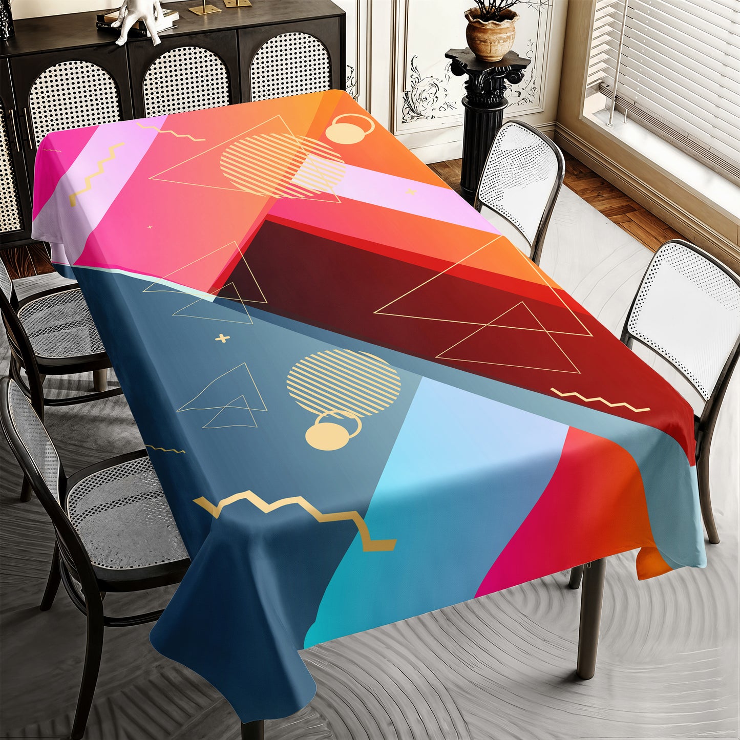 Tessellation Tango Rectangle Tablecloth