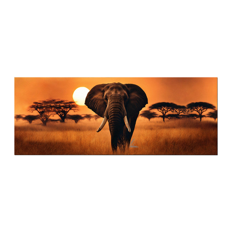 The Guardian Of The Plains Large Desk Pad by Nathan Pieterse