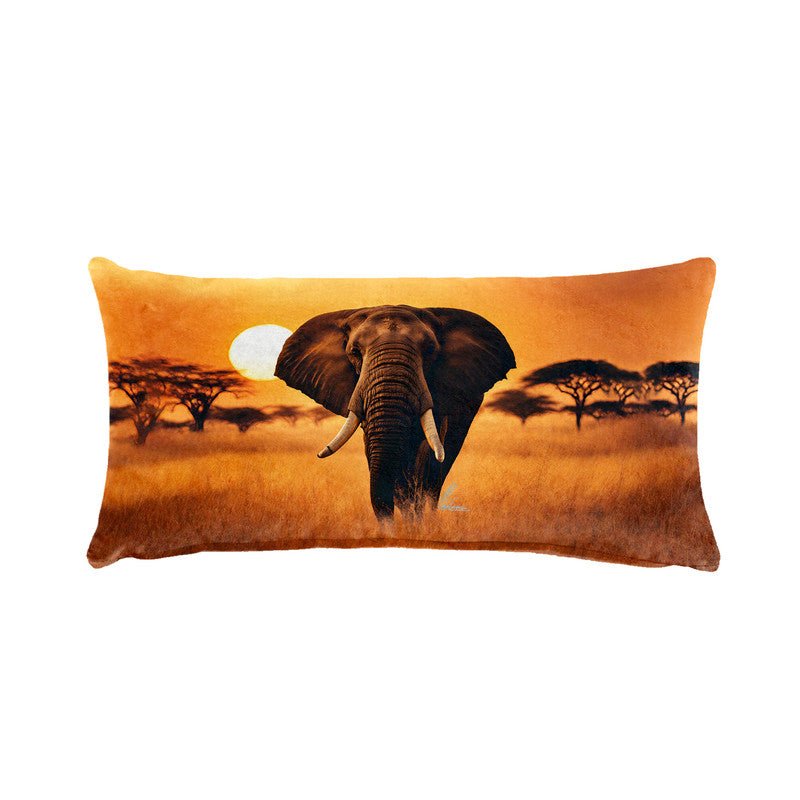 The Guardian of the Plains Oblong Luxury Scatter by Nathan Pieterse