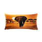 The Guardian of the Plains Oblong Luxury Scatter by Nathan Pieterse