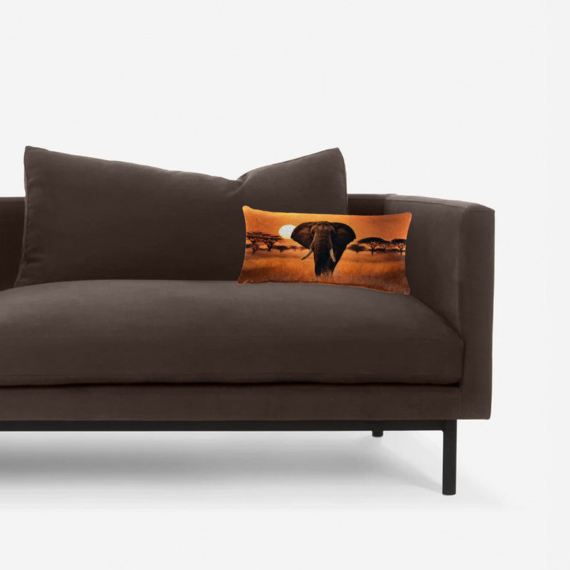 The Guardian of the Plains Oblong Luxury Scatter by Nathan Pieterse