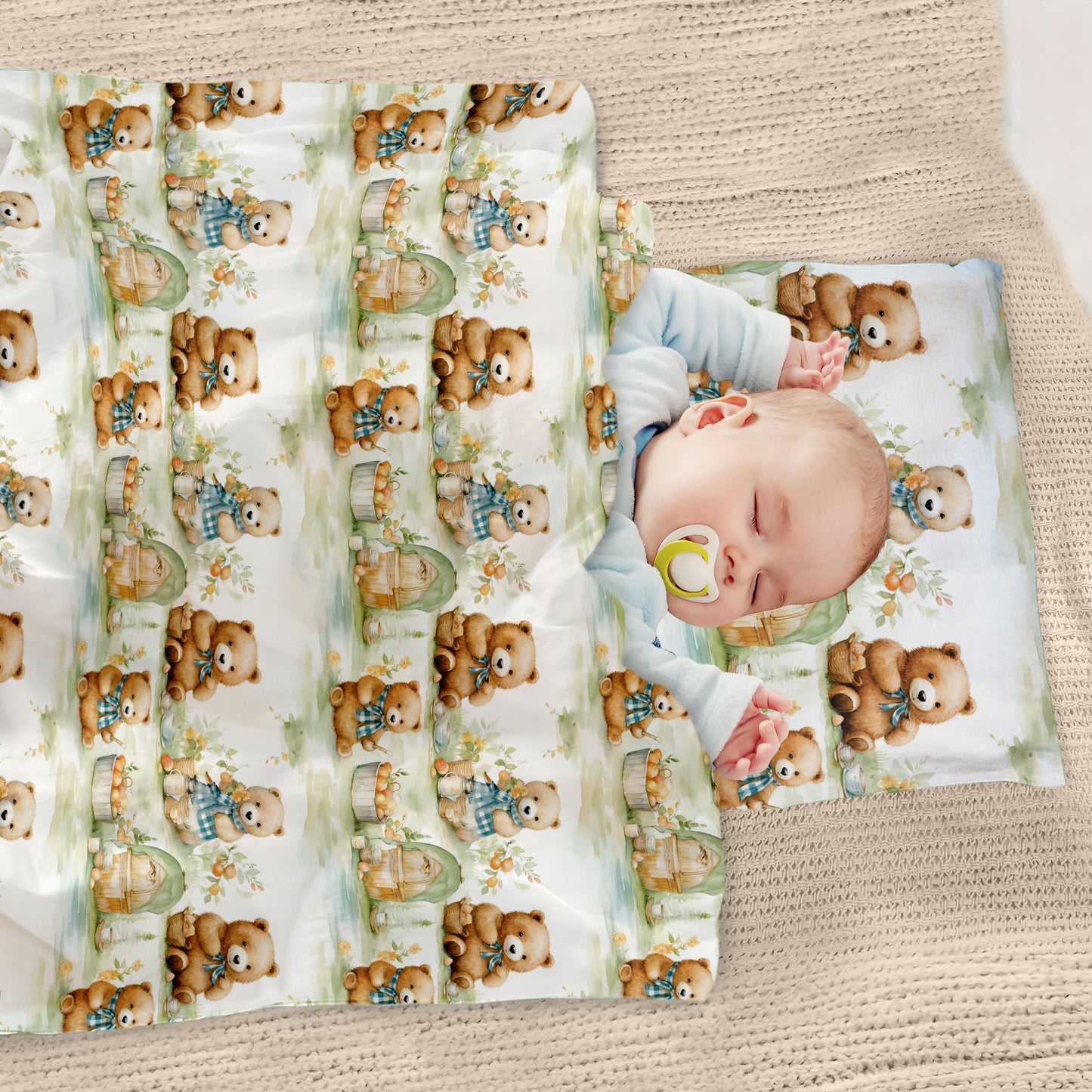 The Bear Family Cot Set