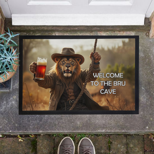 The Bru Cave Door Mat