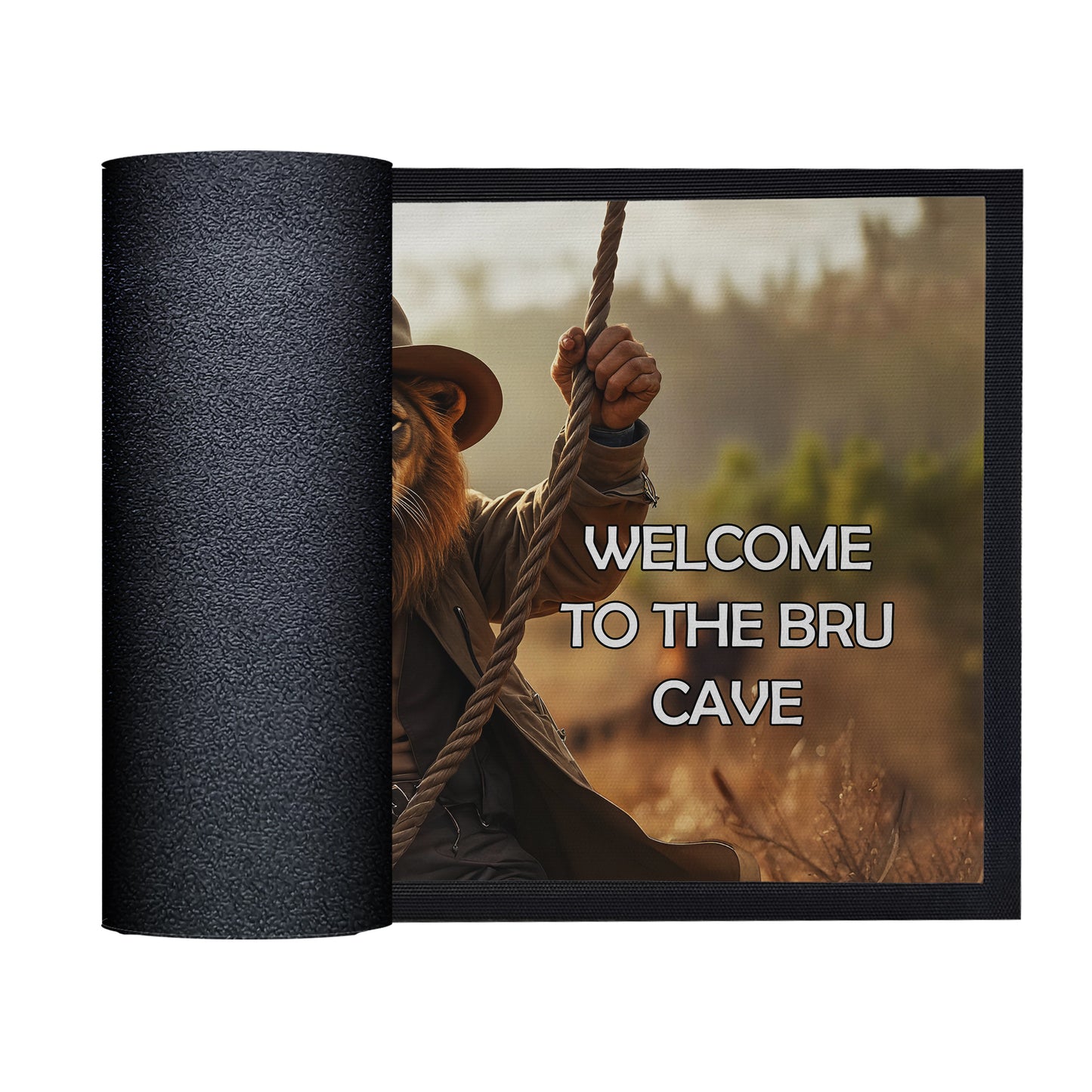 The Bru Cave Door Mat