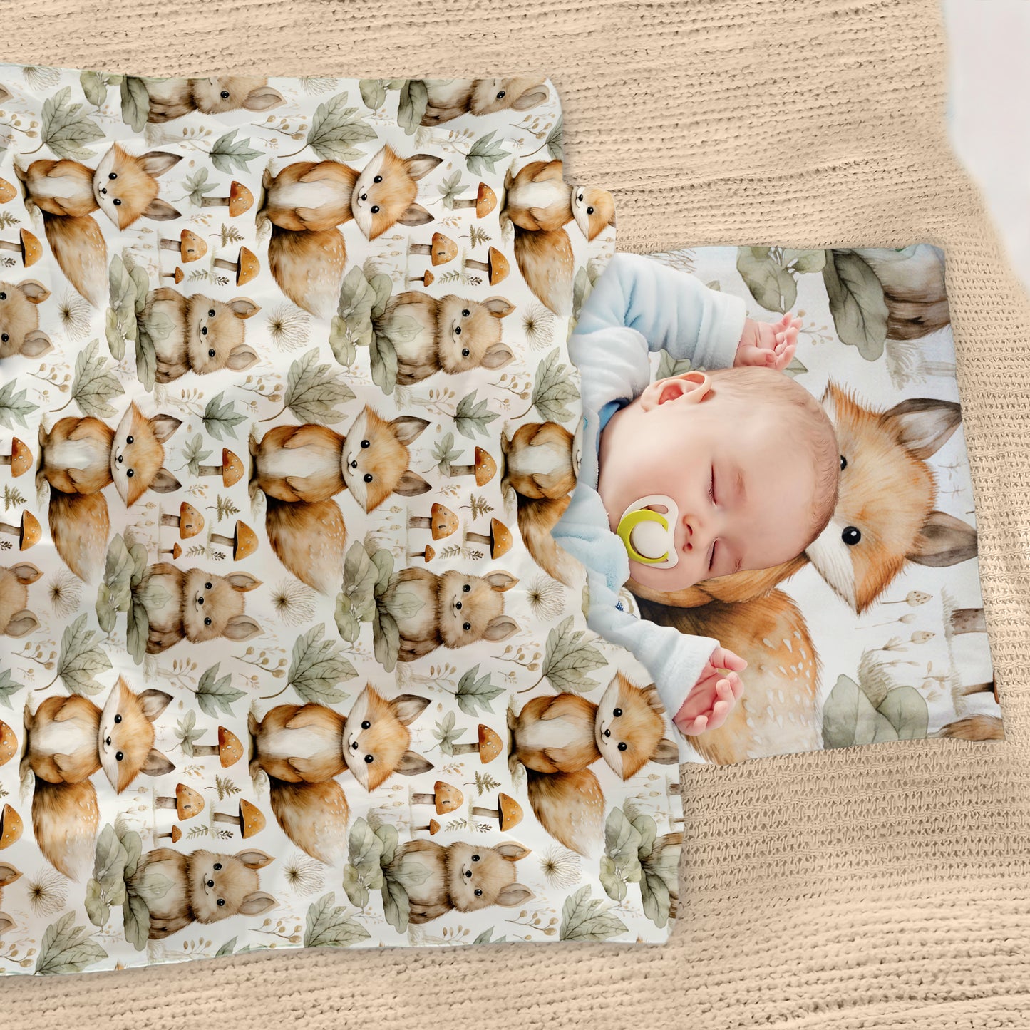 The Fox And The Rabbit Cot Set