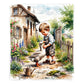 The Friendly Goose Toddler Fleece Blanket