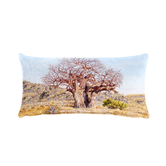 The Giant Baobab By Delene Lambert Oblong Luxury Scatter