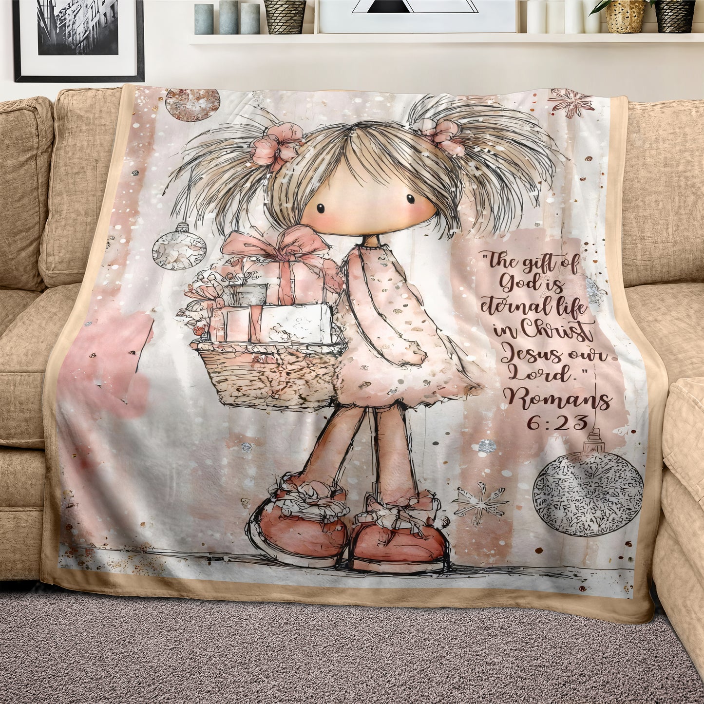 The Gift of God Light Weight Fleece Blanket