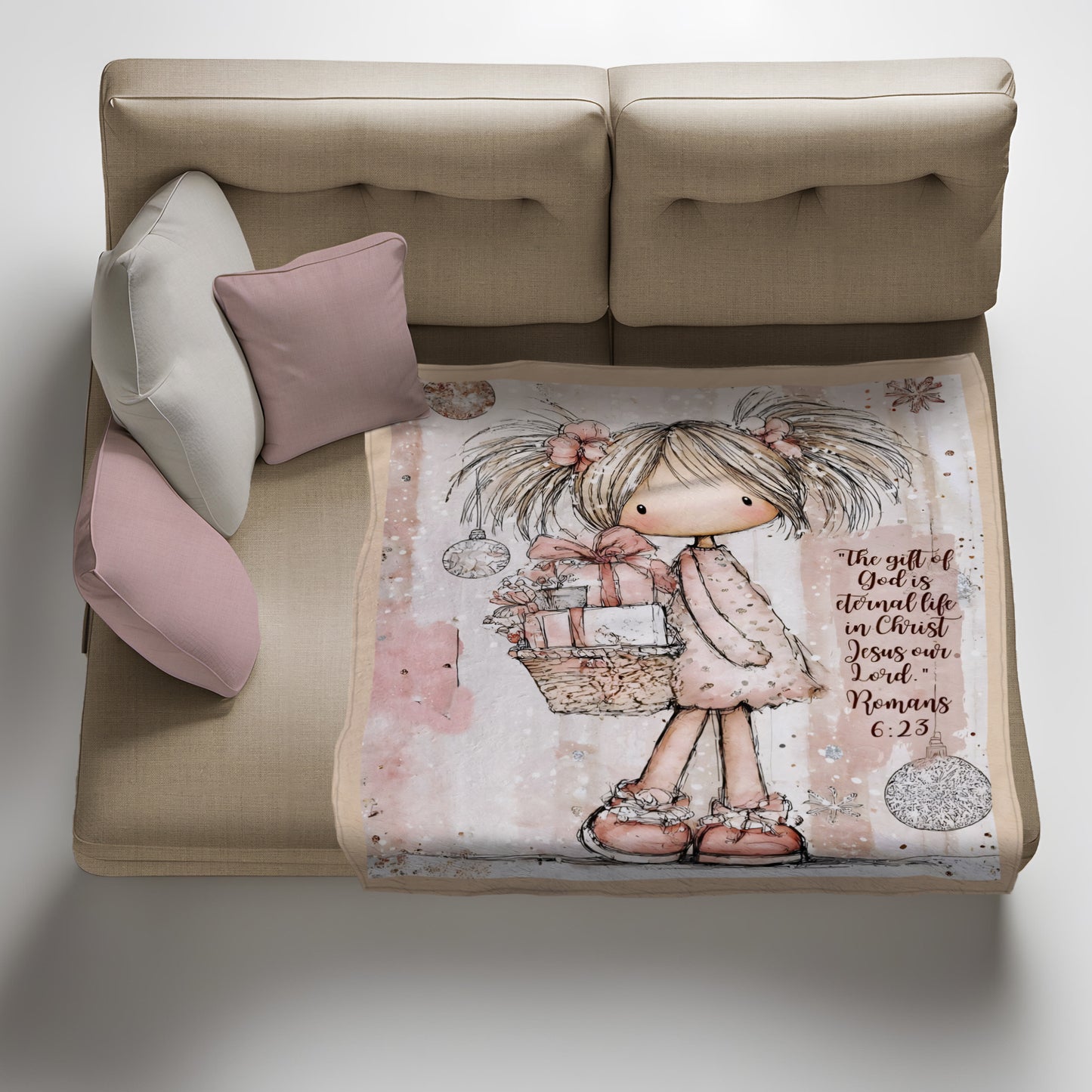 The Gift of God Light Weight Fleece Blanket