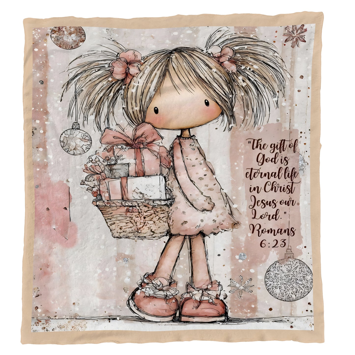 The Gift of God Light Weight Fleece Blanket