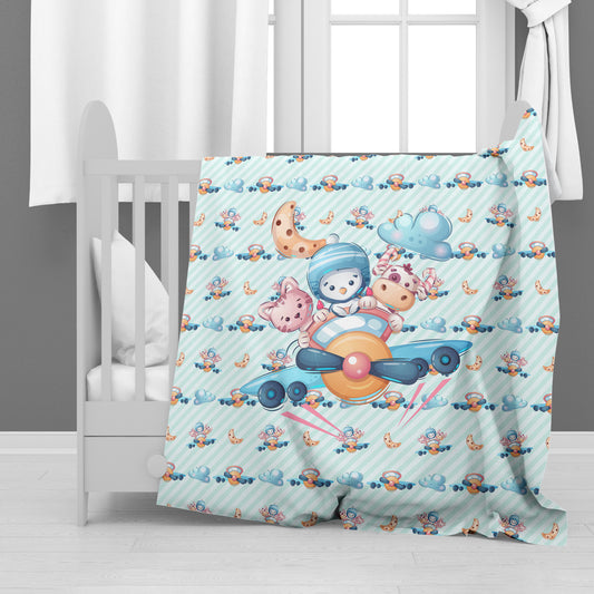 The Happy Air Paws Baby Fleece Blanket