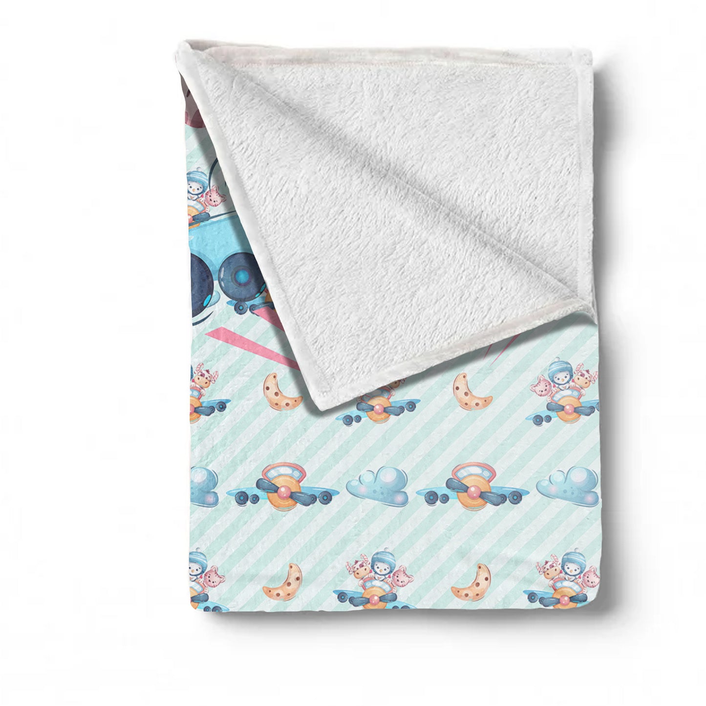 The Happy Air Paws Baby Fleece Blanket