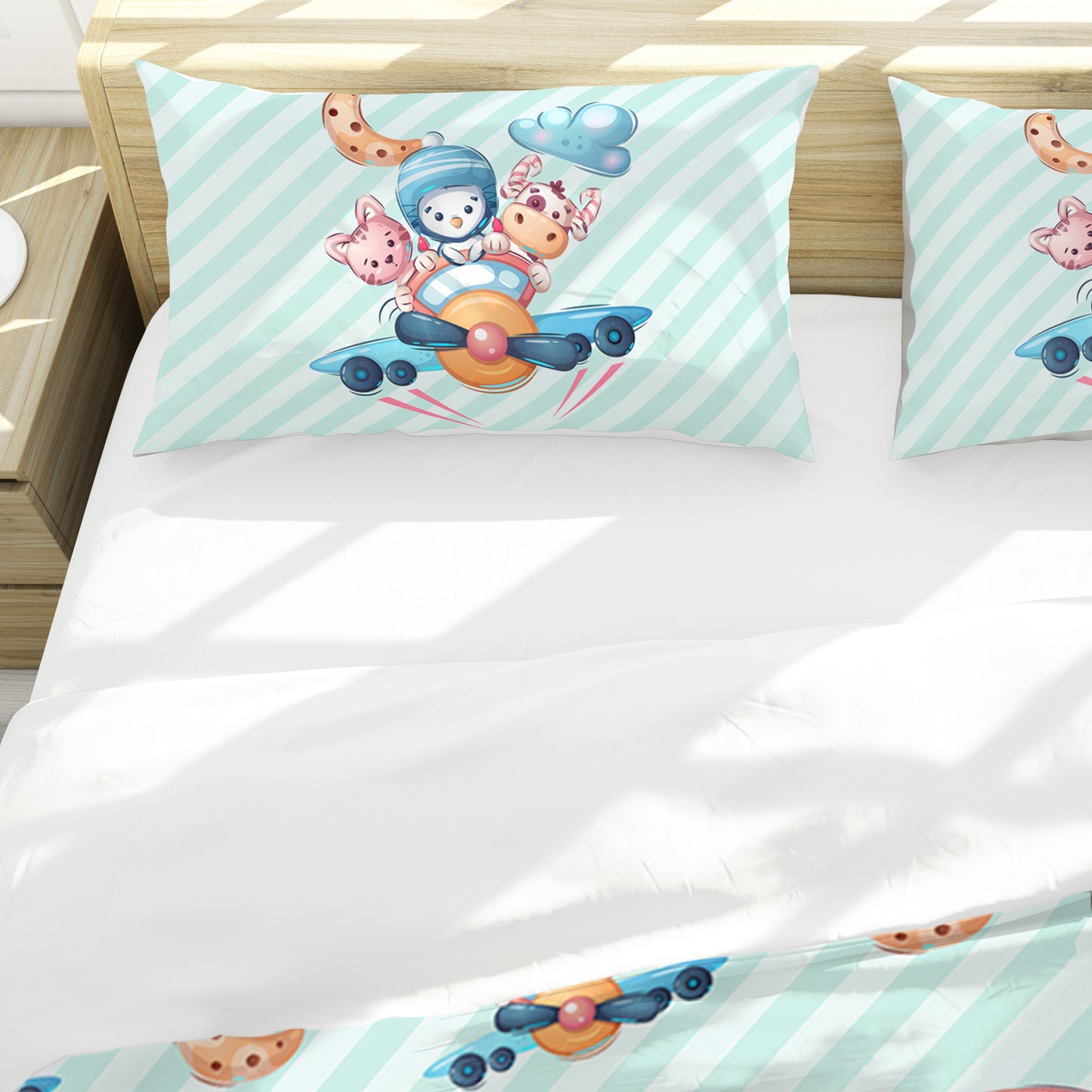The Happy Air Paws Kids Duvet Cover Set