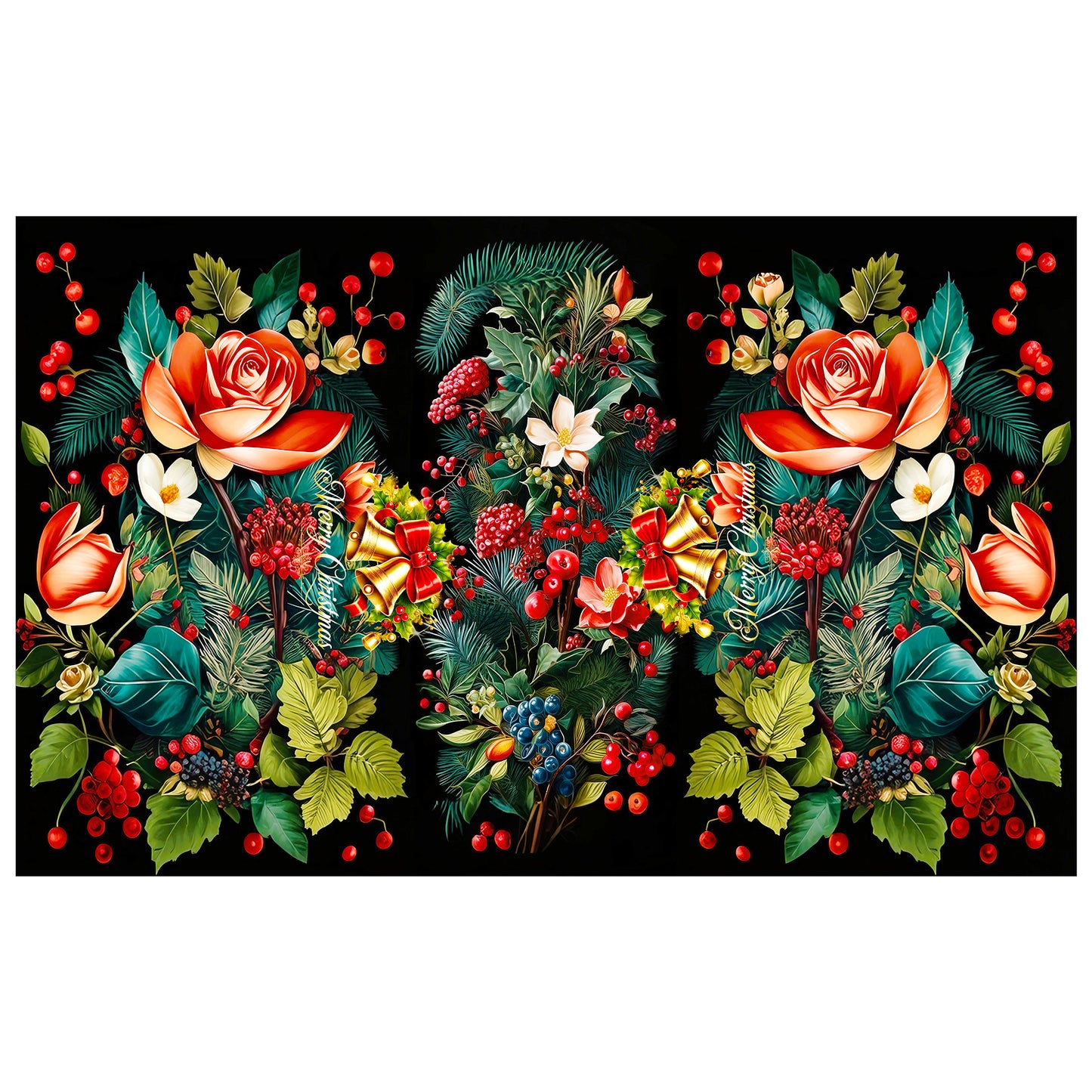 The Heart of Christmas Rectangle Tablecloth