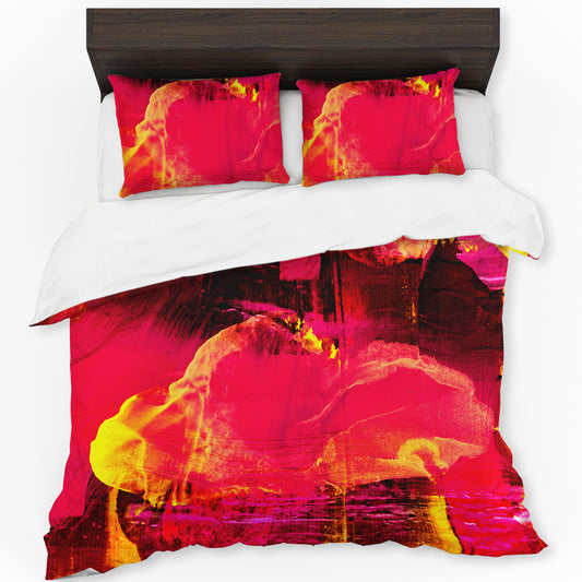 The Melting Red Point Duvet Cover Set