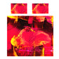 The Melting Red Point Duvet Cover Set