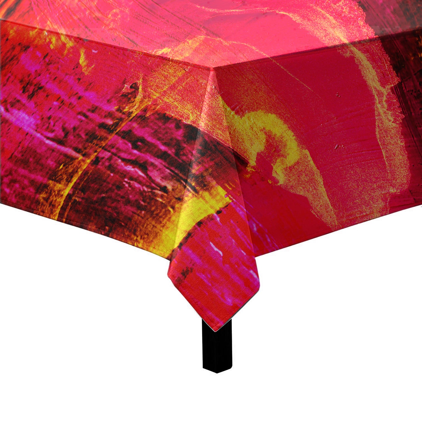 The Melting Red Point Square Tablecloth