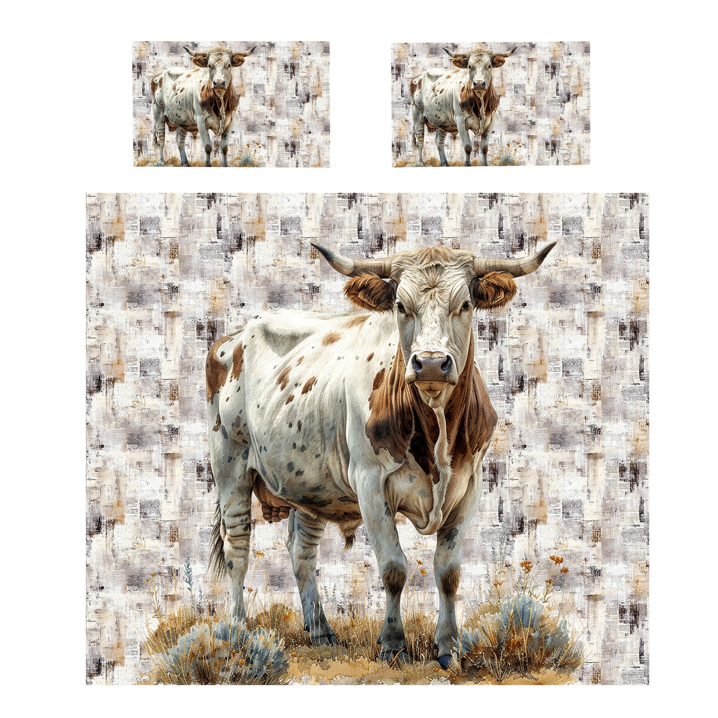 The Noble Cow Duvet Cover Set by Mark van Vuuren