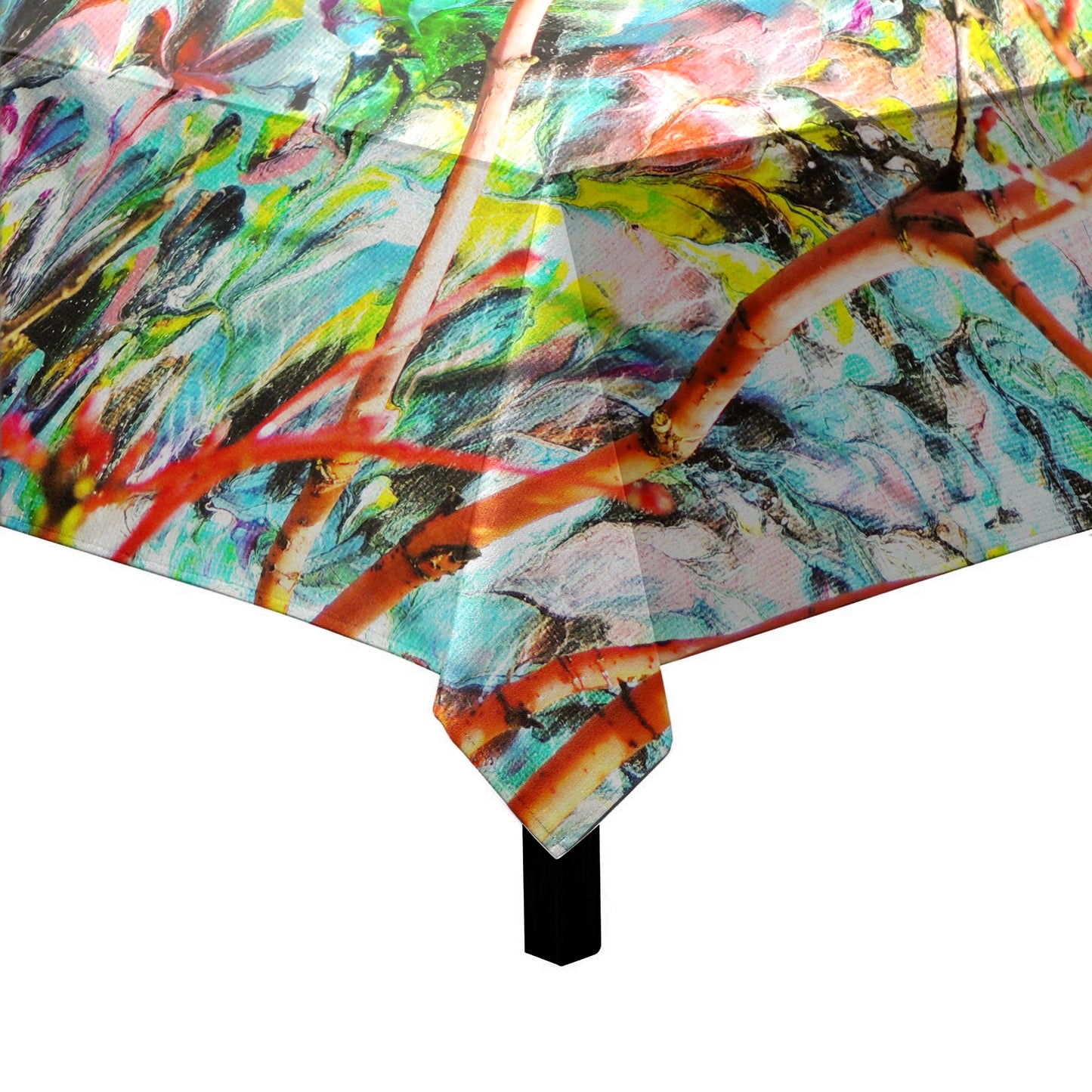 The Silent Bloom Square Tablecloth