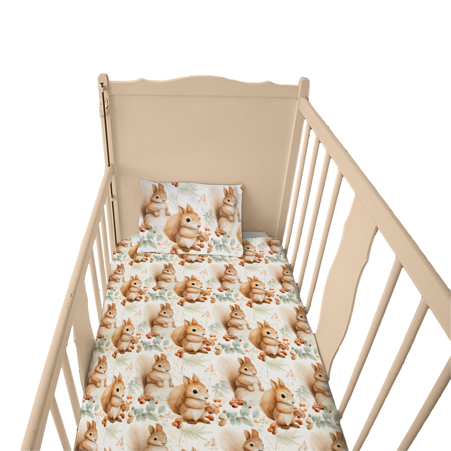 The Squirrel Family Cot Set
