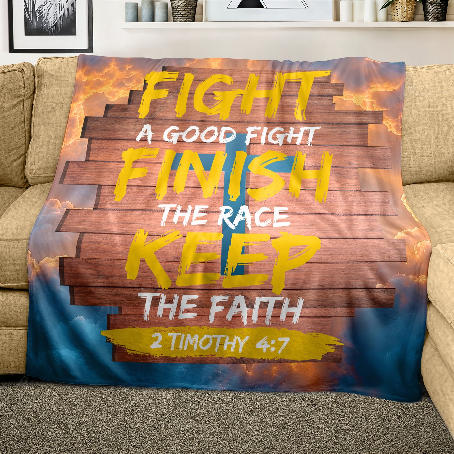 The Victor’s Creed Light Weight Fleece Blanket