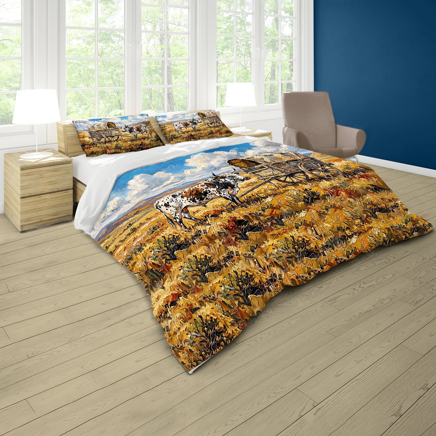 The Working Bull Duvet Cover Set