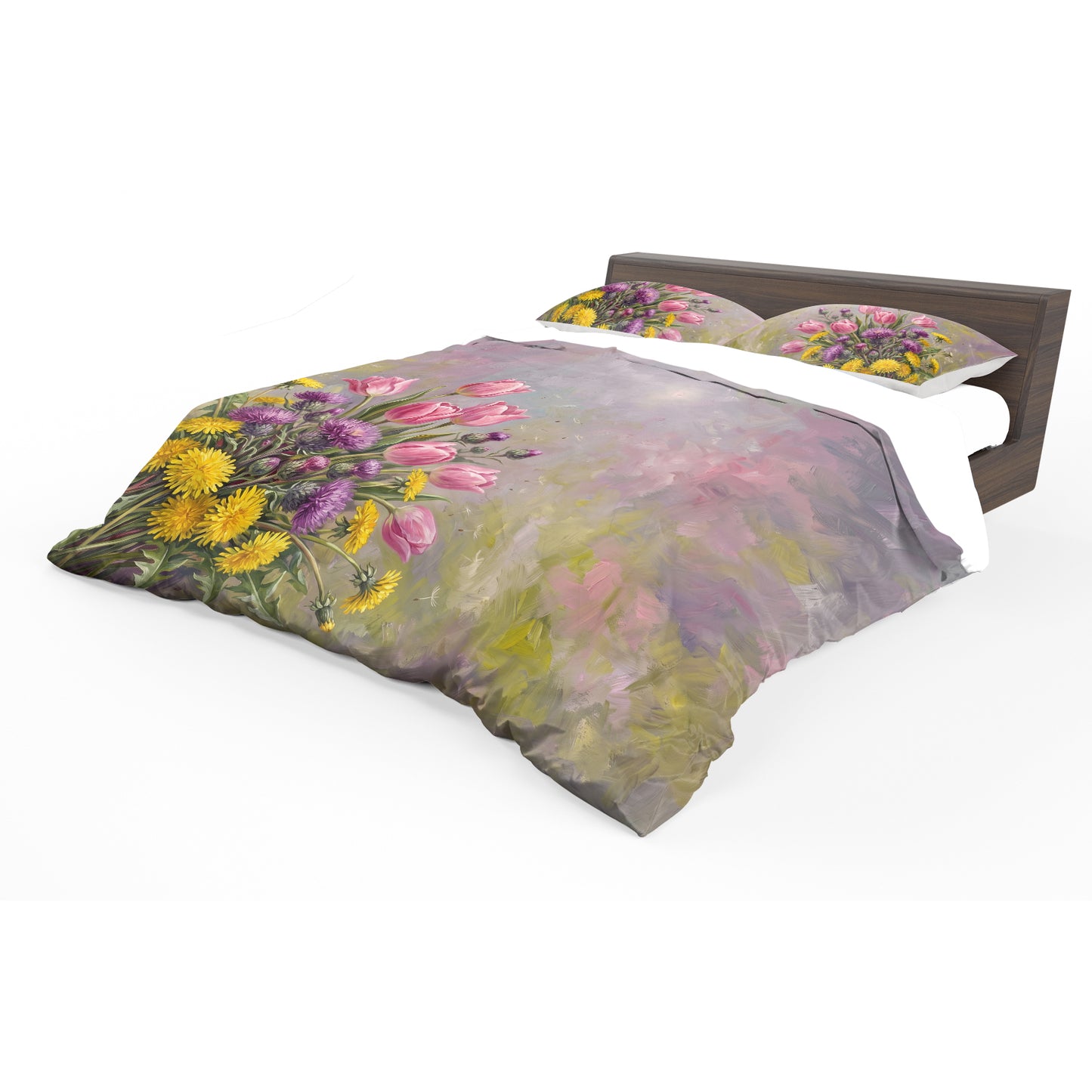 Thistle and Tulip Serenade Duvet Cover Set