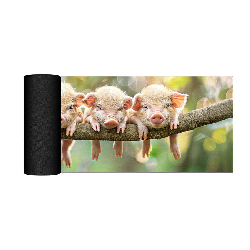Three Little Pigs Large Desk Pad