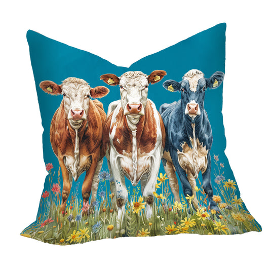 Three Farm Cows Luxury Scatter by Mark van Vuuren
