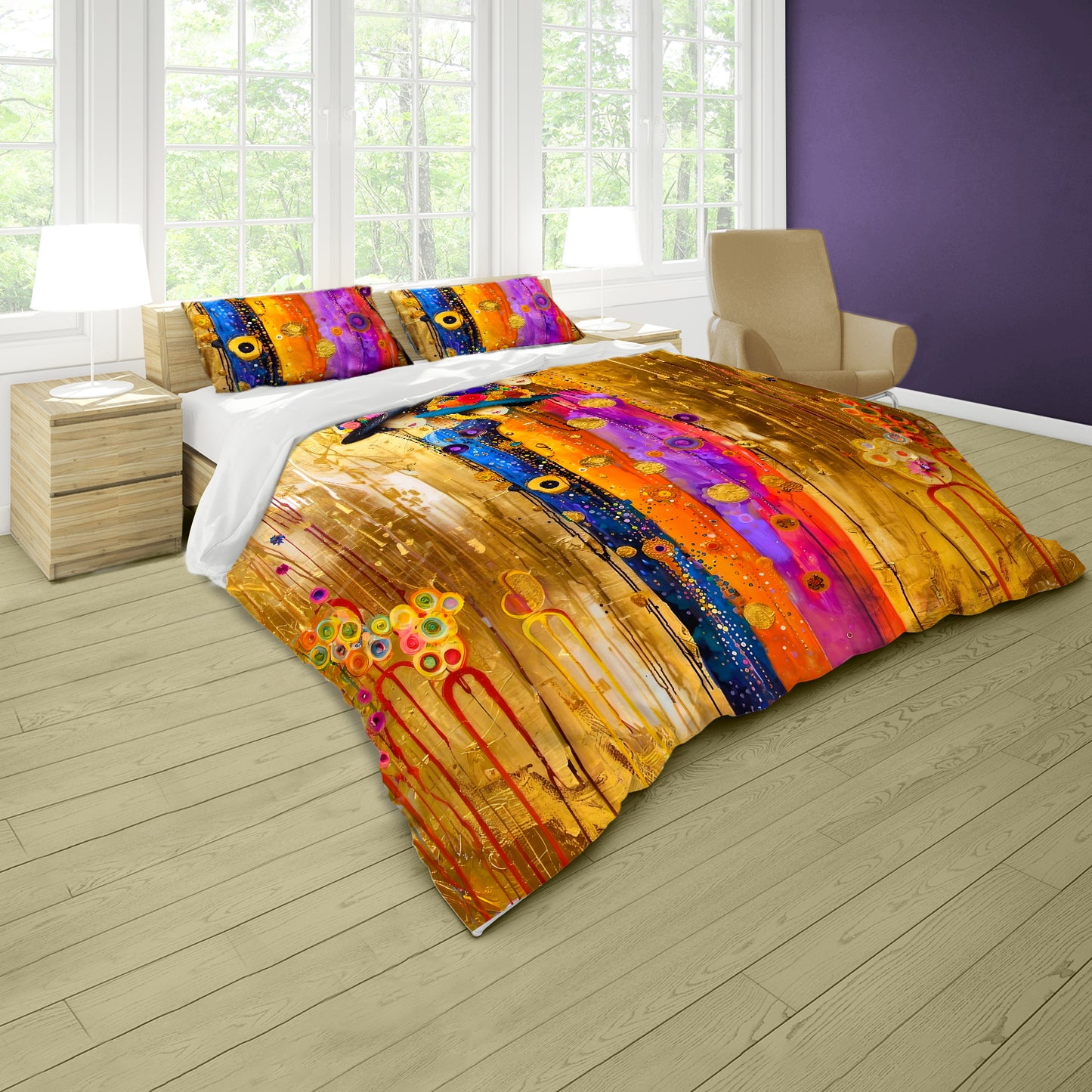 Three Ladies Duvet Cover Set