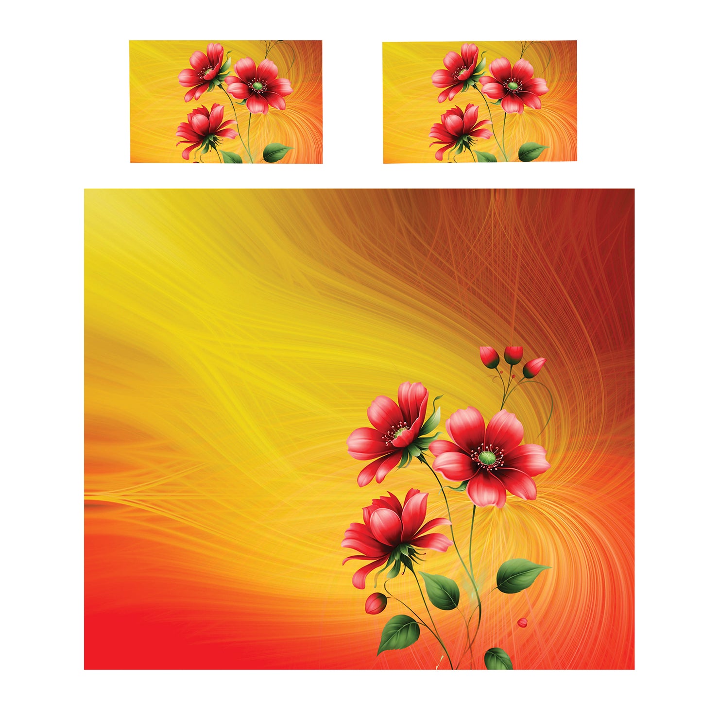 Three is Company Duvet Cover Set