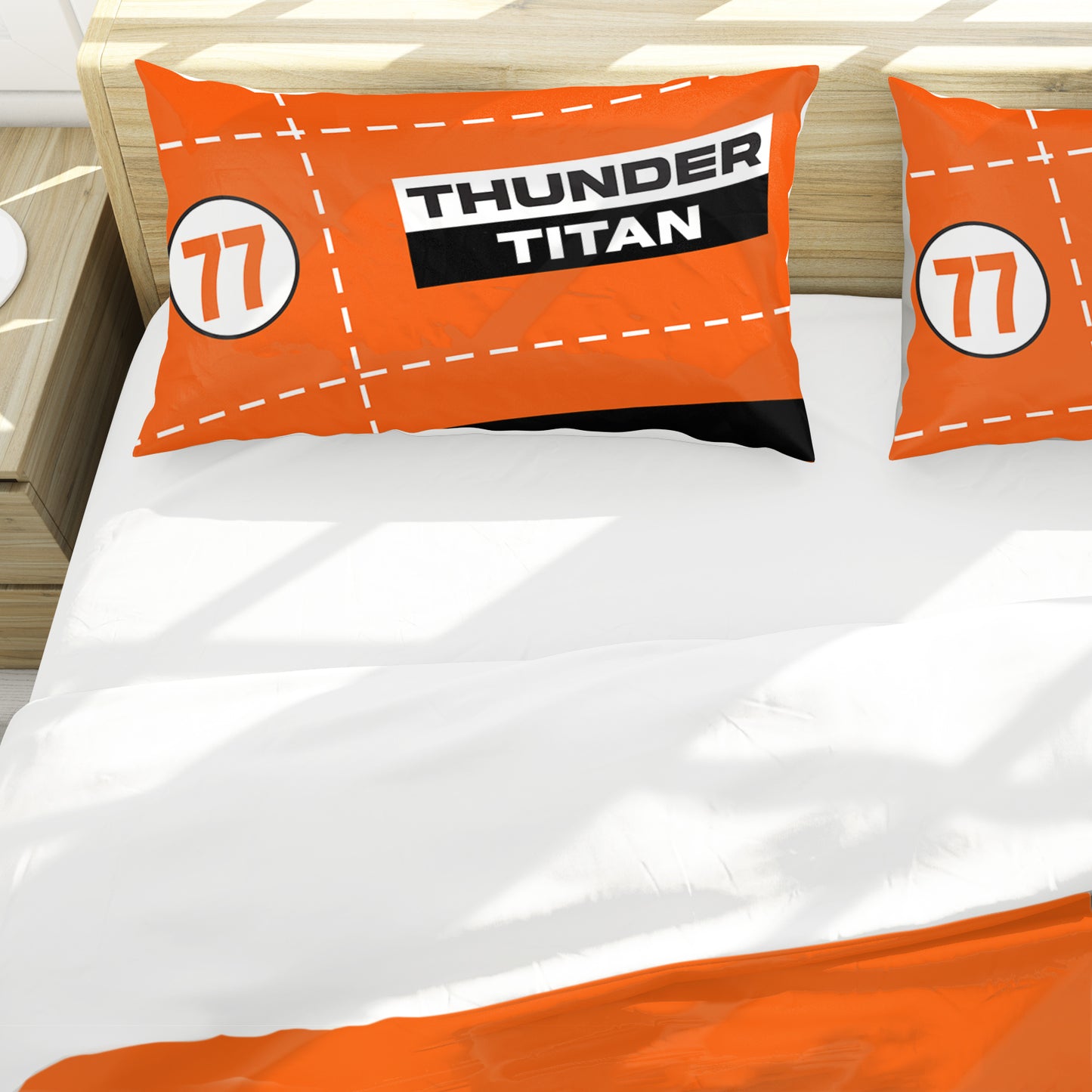 Thunder Titan Racing Duvet Cover Set