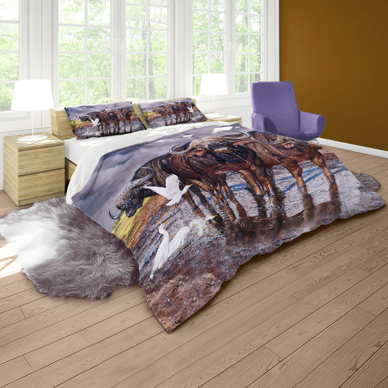 Thunderstruck Duvet Cover Set by Delene Lambert