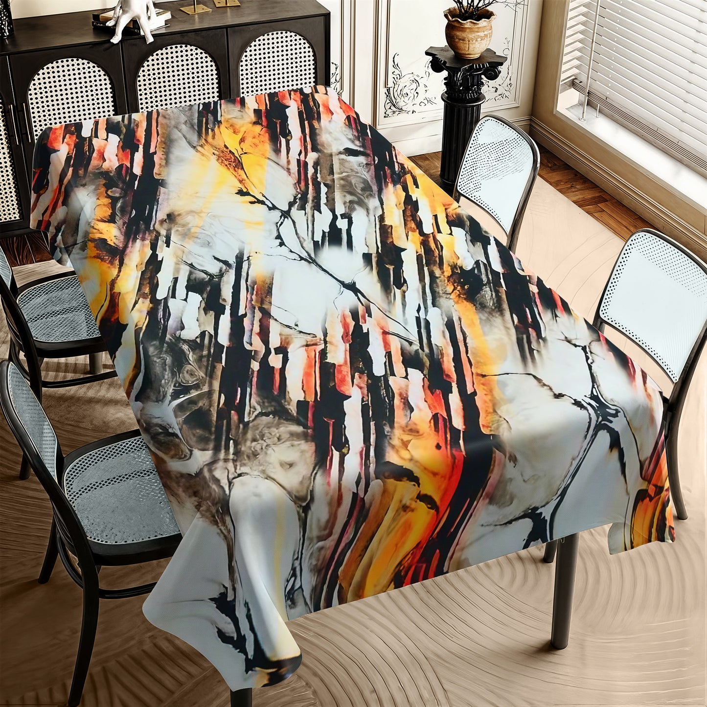 Tidal Rhythm Rectangle Tablecloth