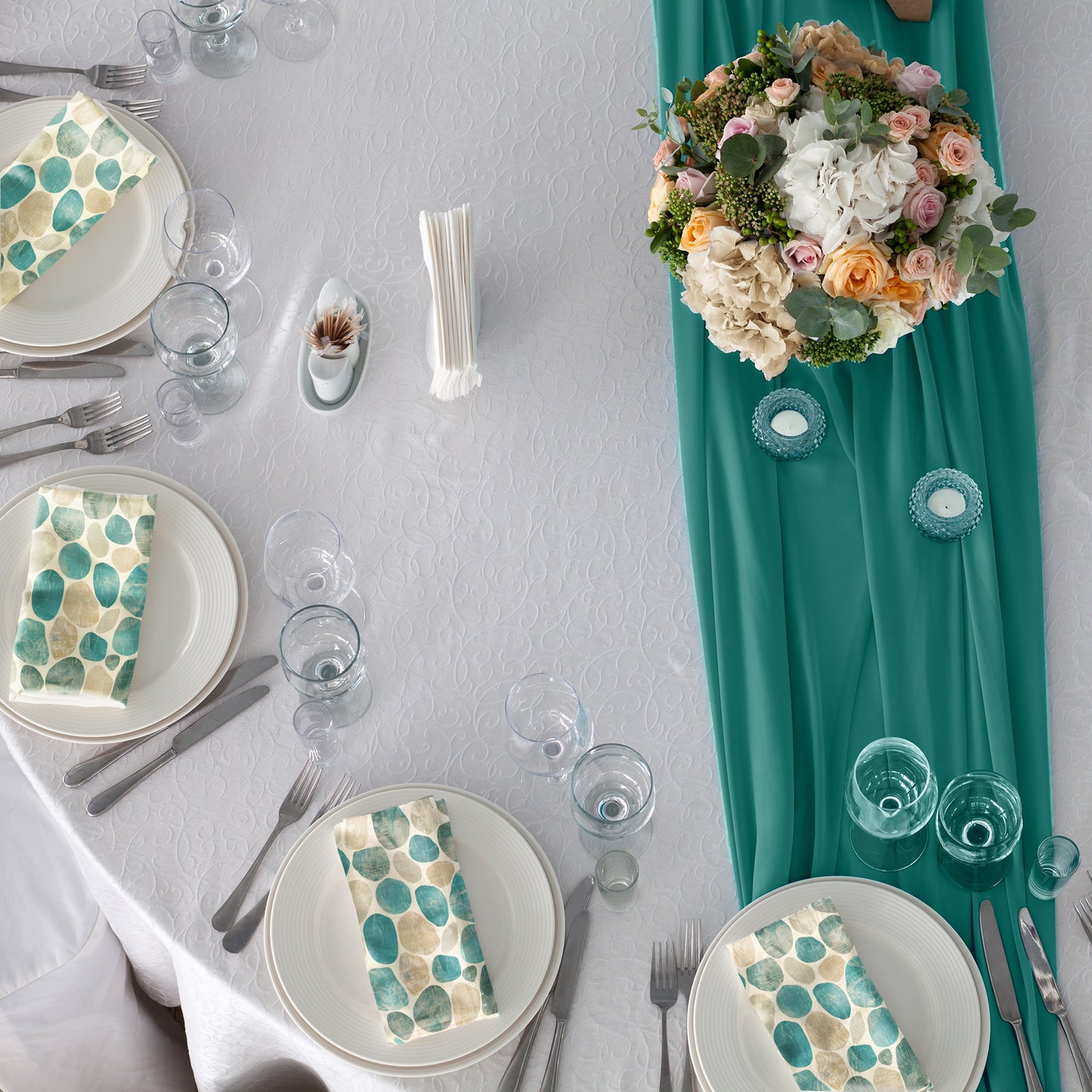 Tidepool Whisper Napkins by Wikus Schalkwyk