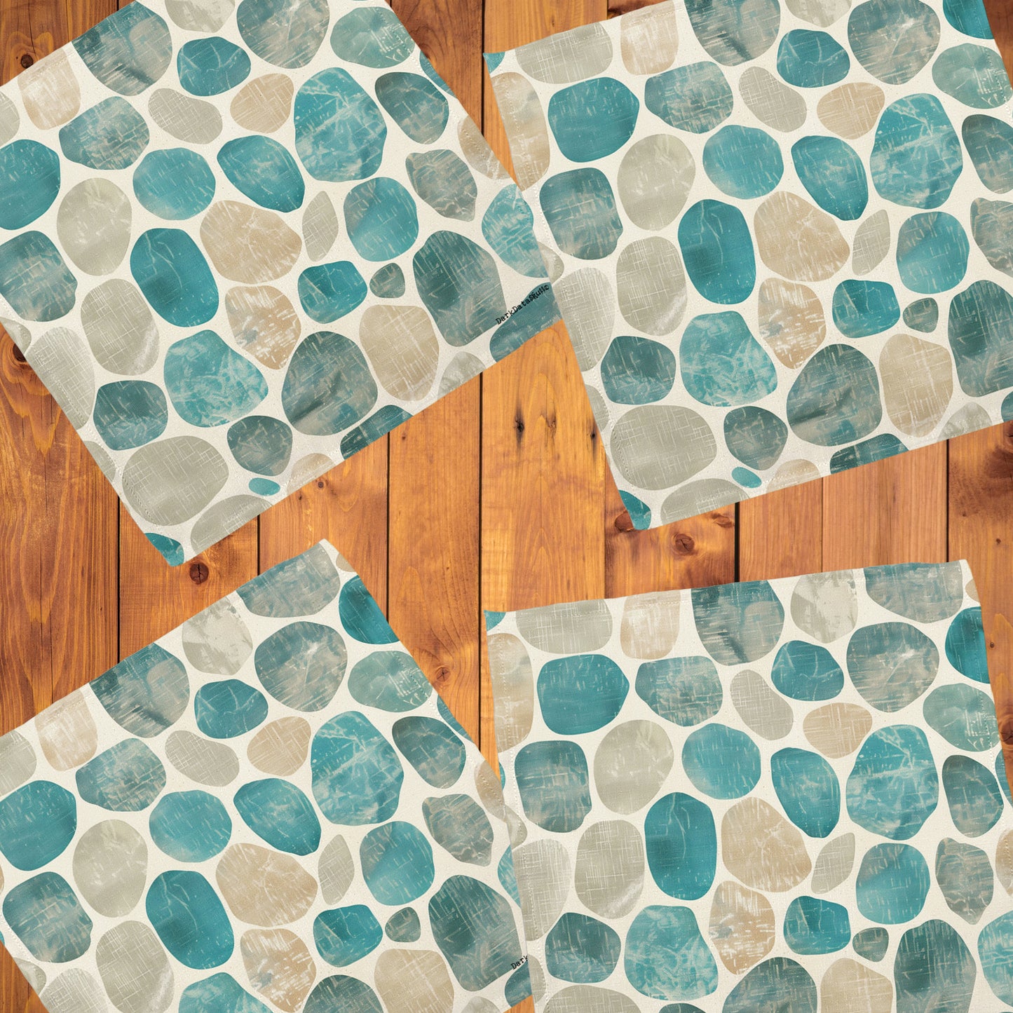 Tidepool Whisper Napkins by Wikus Schalkwyk