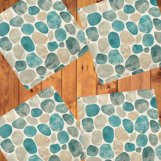 Tidepool Whisper Napkins by Wikus Schalkwyk