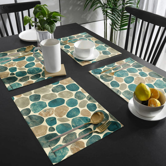 Tidepool Whisper Placemats by Wikus Schalkwyk