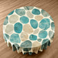 Tidepool Whisper Round Tablecloth by Wikus Schalkwyk