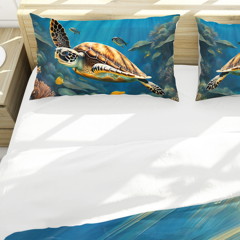 Tides Of Tranquility Duvet Cover Set by Nathan Pieterse