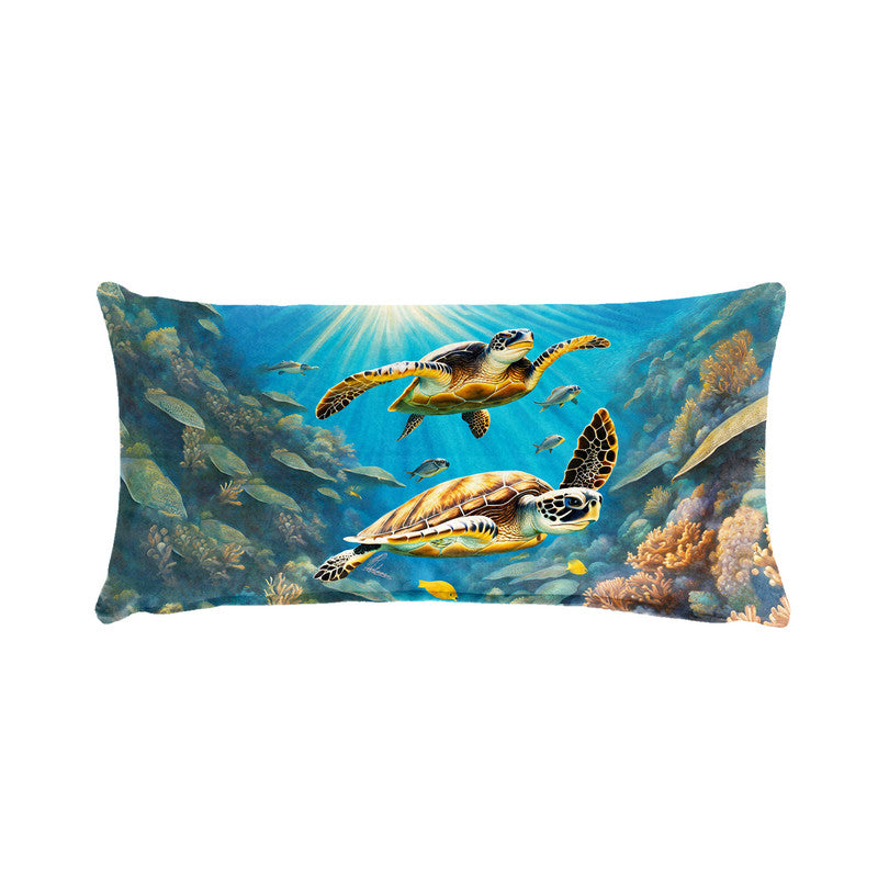 Tides Of Tranquility Oblong Luxury Scatter by Nathan Pieterse