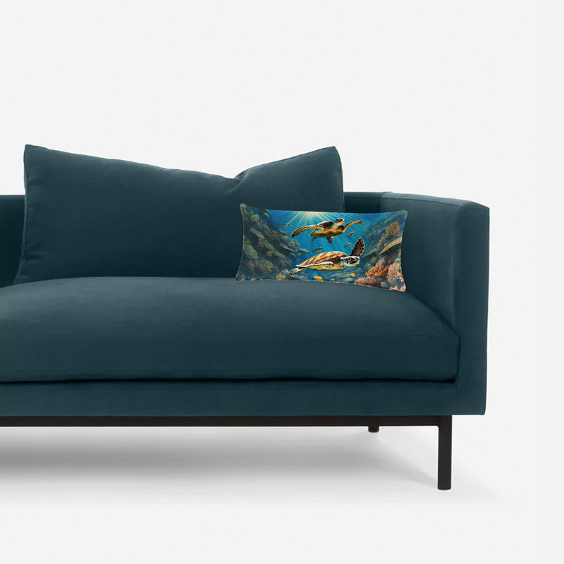 Tides Of Tranquility Oblong Luxury Scatter by Nathan Pieterse