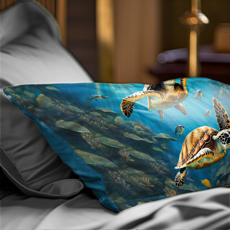 Tides Of Tranquility Oblong Luxury Scatter by Nathan Pieterse