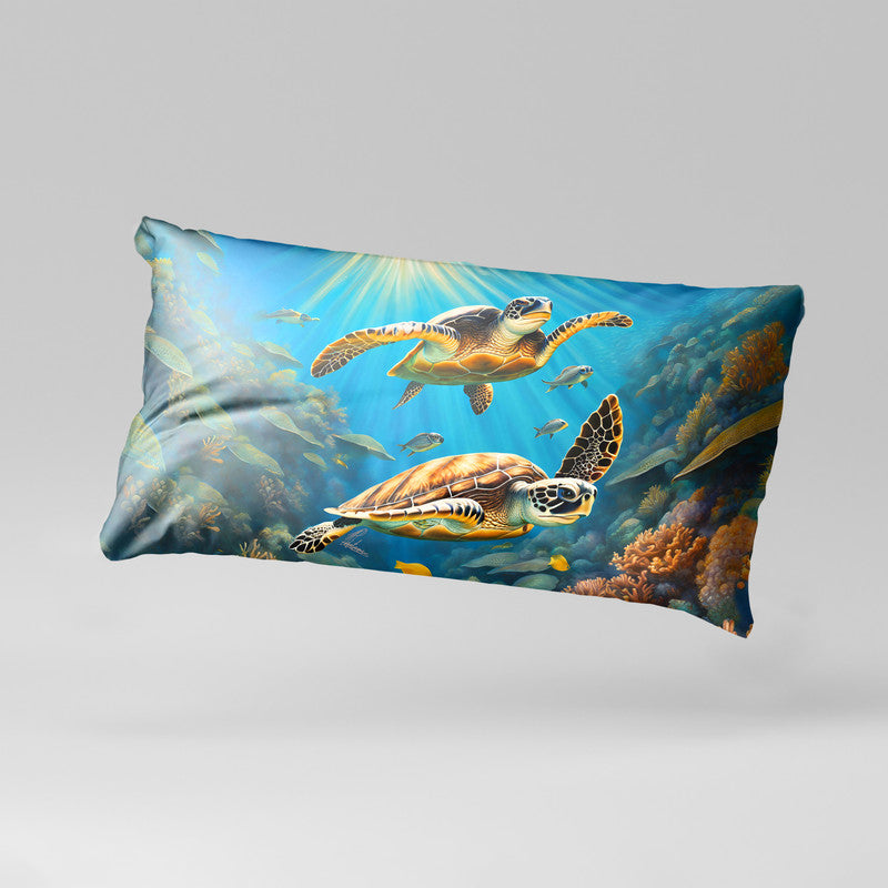 Tides Of Tranquility Oblong Luxury Scatter by Nathan Pieterse