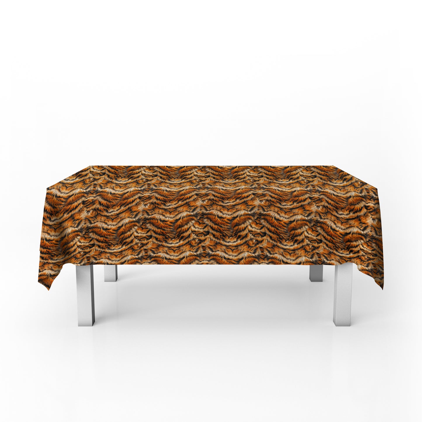 Tiger Fur Rectangle Tablecloth