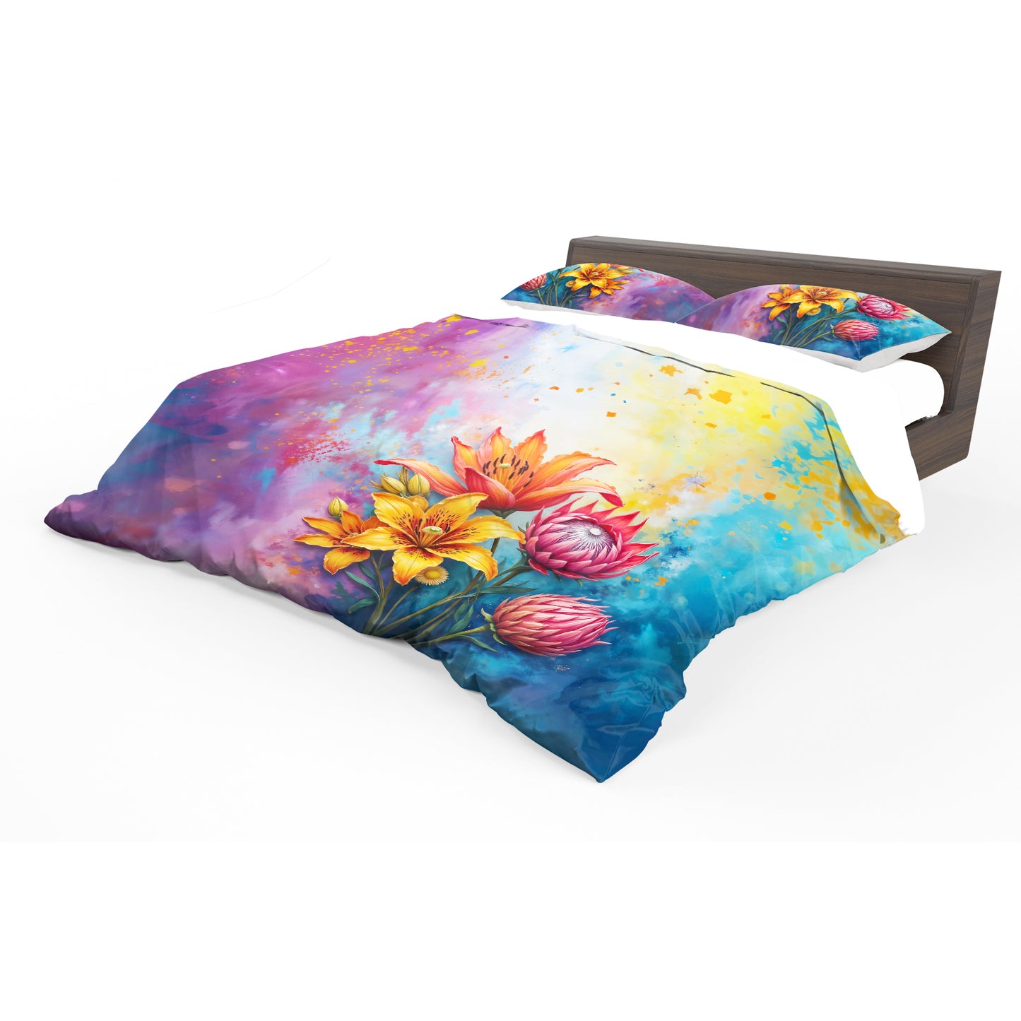 Tiger Lily & Protea Duvet Cover Set