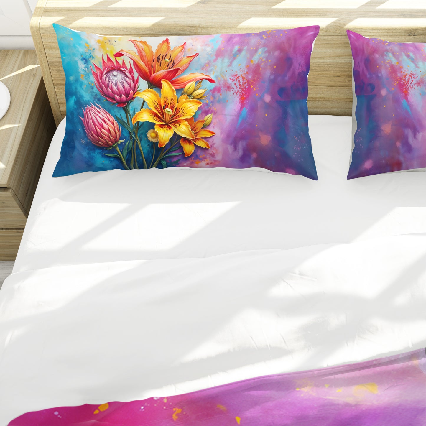 Tiger Lily & Protea Duvet Cover Set
